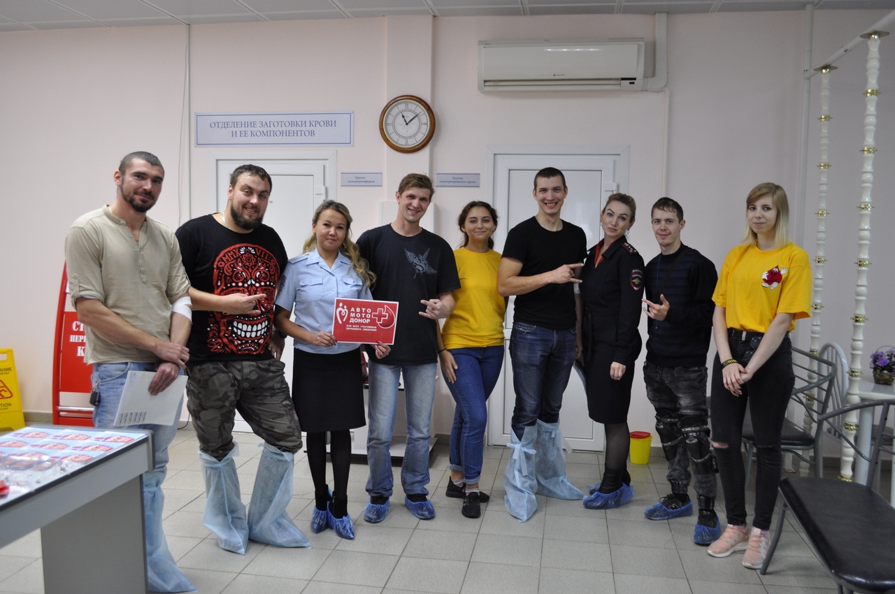 Студенты БПОУ ОО «Орловский базовый медицинский колледж» приняли участие в добровольной выездной донорской акции Службы крови Орловской области по сдаче донорской крови